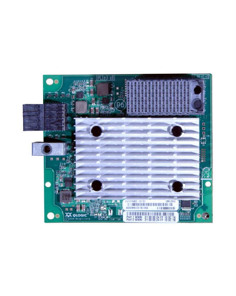 Lenovo 7ZT7A00520 QLogic QML2692 Mezz 16Gb 2-Port Fibre Channel Adapter for ThinkSystem