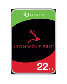 Seagate 22TB IronWolf Pro 7200 rpm SATA III 3.5" Internal NAS HDD (CMR, Retail)