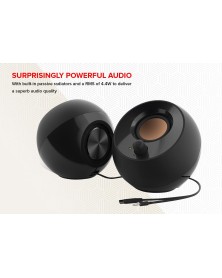 Creative Labs Pebble 2 Computer Stereo Speakers - Black