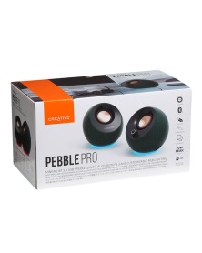 Creative Labs Pebble Pro 2.0 Minimalist USB-C Computer Speakers with Bluetooth 5.3