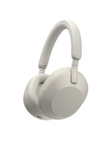 Sony WH-1000XM5 Active Noise Canceling Wireless Bluetooth Over-Ear Headphones - Silver