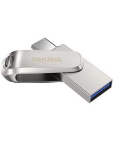 SanDisk 256GB Ultra Dual Drive Luxe USB 3.1 Flash Drive (USB Type-C / Type-A)