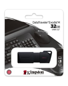 Kingston 32GB DataTraveler Exodia M USB Flash Drive (Black)