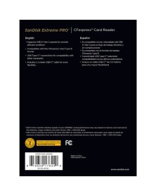 SanDisk Extreme PRO CFexpress Type B Card Reader