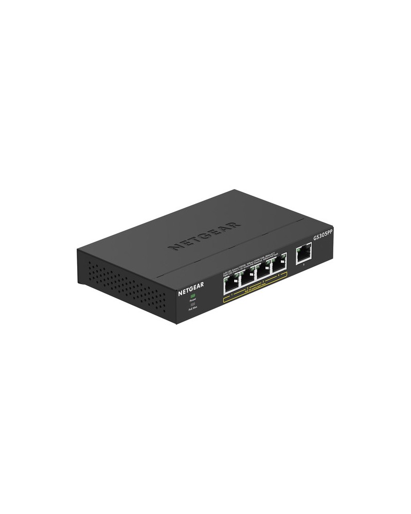 Netgear GS305PP 5-Port Gigabit PoE+ Compliant Unmanaged Switch