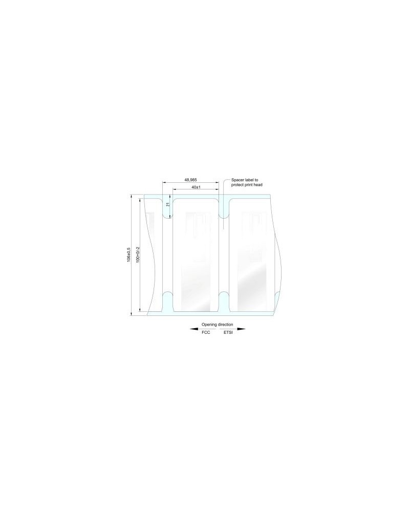 Zebra 10026770-R RFID Label