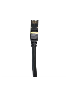 Micro Connectors 50 Ft. CAT 8 S/FTP Shielded Ethernet Cable - Black