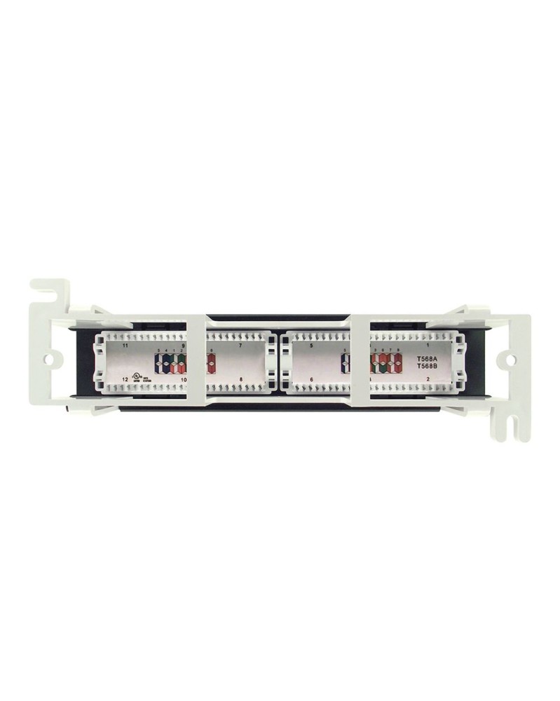 Shaxon 12 Port CAT5E RJ45-110 Mini Patch Panel