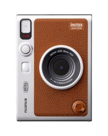 FUJIFILM INSTAX MINI EVO Hybrid Instant Camera (Brown)