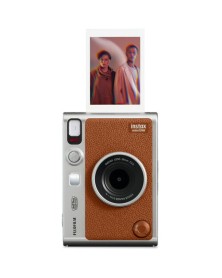 FUJIFILM INSTAX MINI EVO Hybrid Instant Camera (Brown)