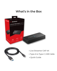 AVerMedia Live Streamer CAP 4K HDMI to USB 3.1 Gen 1 Video Converter